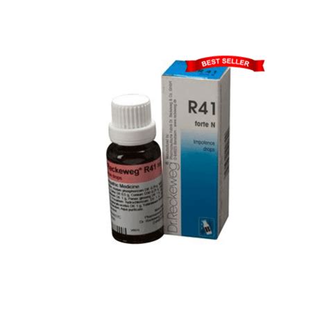 Dr Reckeweg R41 Forte Impotence Drops Homeopathy Baba