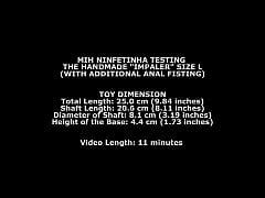 Mih Ninfetinha Testing The Handmade Impaler Size L With Additional Anal Fisting Twt321 Xxx