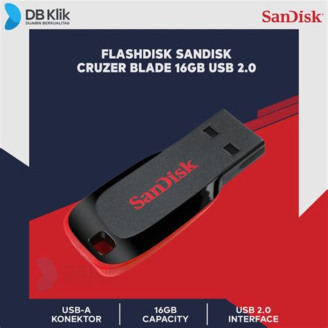 Jual Flashdisk Sandisk Cruzer Blade Gb Indonesia Shopee Indonesia