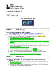 PhysicalScienceBPhETIsotopeLab Abigail Rex Docx Physical Science B