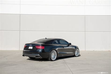 Standing Out And Blending In Black Audi S5 On Contrasting Avant Garde