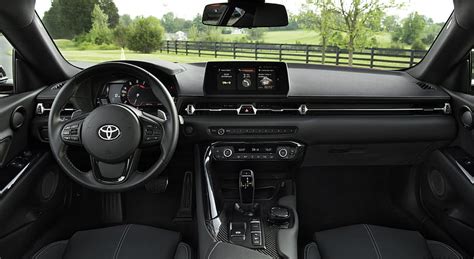 Toyota Supra Color Renaissance Red Interior Cockpit Car Hd