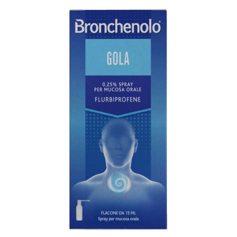 Bronchenolo Gola Flurbiprofene Spray Ml Farmacie Vigorito