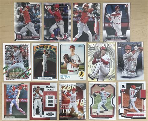 Yahooオークション 14枚セット 大谷翔平 エンゼルス Topps Panini 大谷