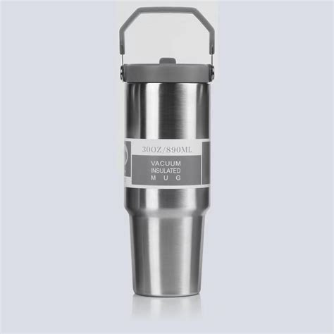 Psb Ml Stainless Steel Handheld Thermos Insulated Vacuum Tumbler Hot Or Cold Mugater