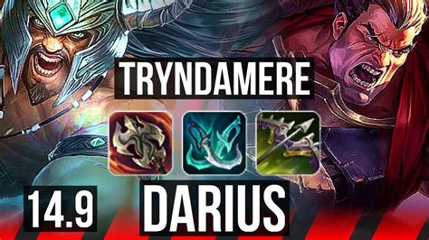 Tryndamere Vs Darius Top 6 Solo Kills Rank 9 Trynda Tr Master