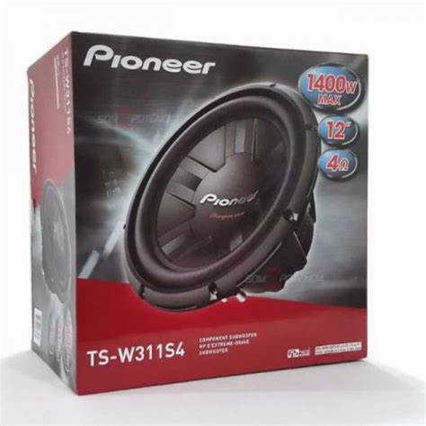 Alto falante Subwoofer Pioneer 311 S4 400w 12 Lançamento Mercado Livre