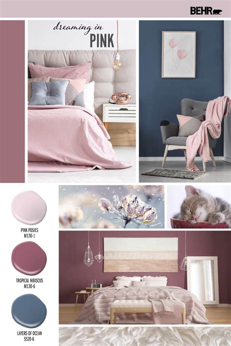 Dreaming In Pink Color Palette Colorfully Behr