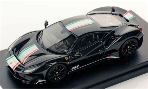 Miniature Ferrari 488 1 43 Look Smart Pista Piloti Noire Dekor