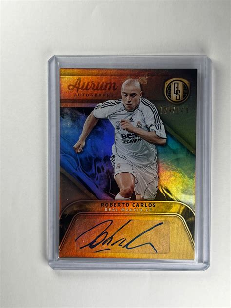 CARTA Roberto Carlos Real Madrid Aurum Autograph 129/149