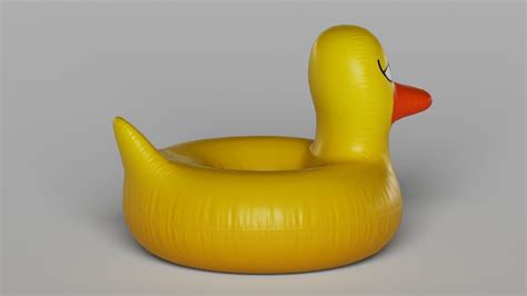 Giant Rubber Ducky Pool Float 3d Model Cgtrader
