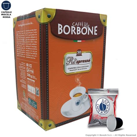 Caff Borbone Capsule Respresso Miscela Rossa Compatibili Nespresso