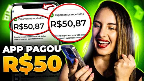 PAGOU R 50 APP PRA GANHAR DINHEIRO PELO CELULAR PAGANDO DE VERDADE