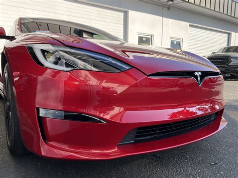 2022 Tesla Model S Multicoat Red — Detailership™