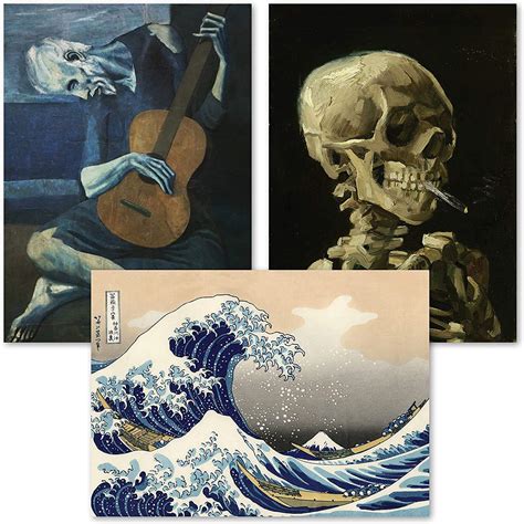 Buy Kartmen Vincent Van Gogh Skeleton The Old Guitarist By Pablo