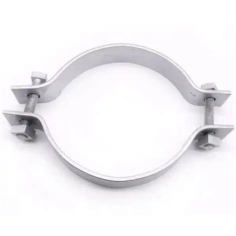Hot DIP Galvanized Cable Clamp Anchor Ear Pole Clamp For Electric Pole Line Hardware Pipe