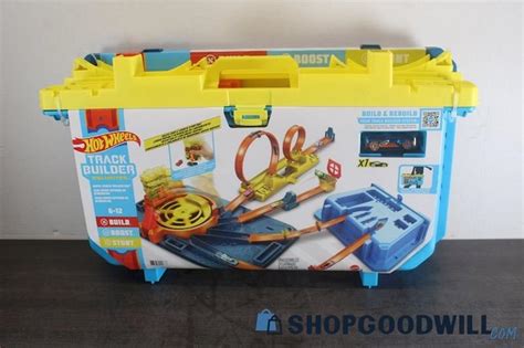 Hot Wheels Track Builder Unlimited Rapid Launch Builder Box Shopgoodwill