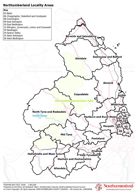 Northumberland County Council Map Library