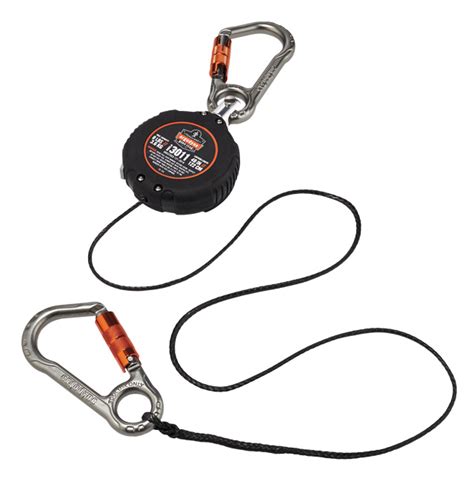 Ergodyne Squids 3011 Retractable Tool Lanyard With Carabiner Mount