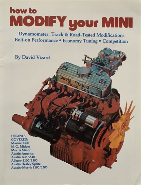 How To Modify Your Mini By David Vizard Wigan Lane Books