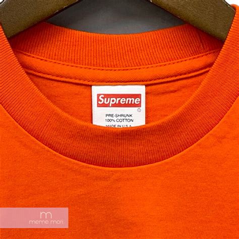 楽天市場Supreme 2018AW Fuck You Tee シュプリーム ファックユーTシャツ 半袖カットソー ロゴプリント オレンジ