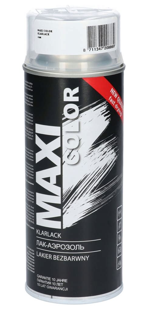 Maxi Color Lakier Spray Bezbarwny Po Ysk Ml Mx Za Z Z