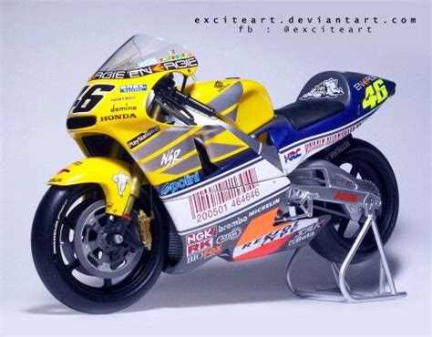 Valentino Rossi Honda Nsr Le Mans Minichamps