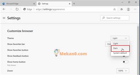 Cara Mengaktifkan Mode Gelap Microsoft Edge Di Windows Mekano Tech