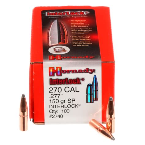 Murdoch S Hornady 270 Cal 277 150 Grain InterLock SP Bullets