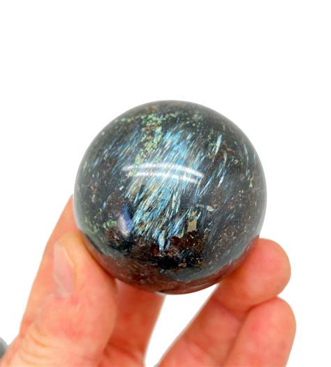 Arfvedsonite Sphere - Polished Stone | New Moon Beginnings