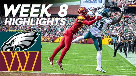 Eagles Vs Commanders 2023 Week 8 Highlights YouTube