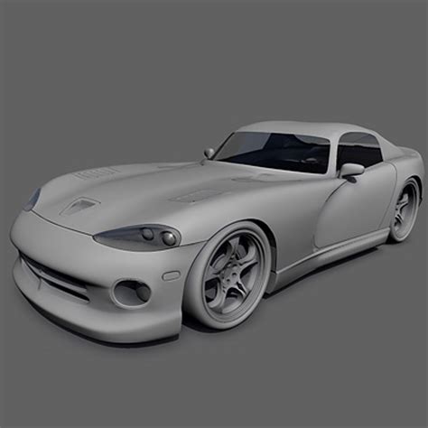 Dodge Viper Gts 3d Model