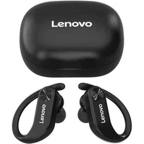 Lenovo Livepods Lp Wireless Earphones Met Oorhaak Zwart Afinjo