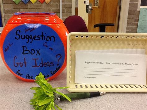 suggestion box ideas for schools - Johnie Denny