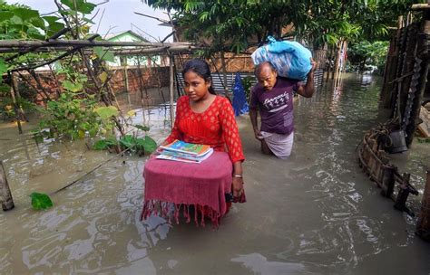 Assam Floods Claim Eight More Lives Death Toll Rises To 66