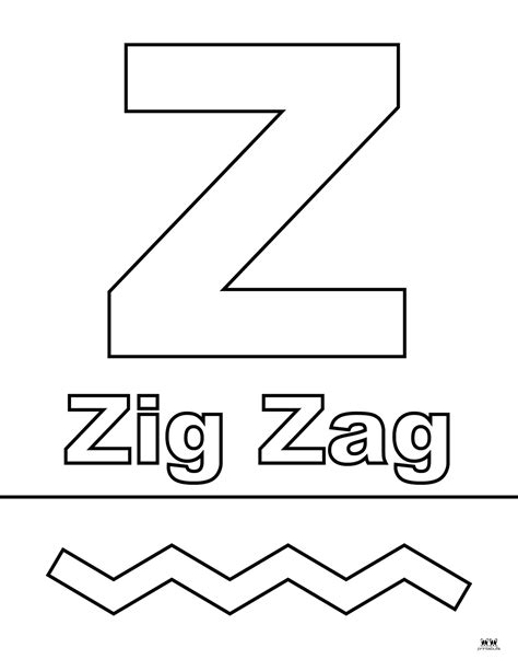 Letter Z Coloring Pages 15 Free Pages Printabulk