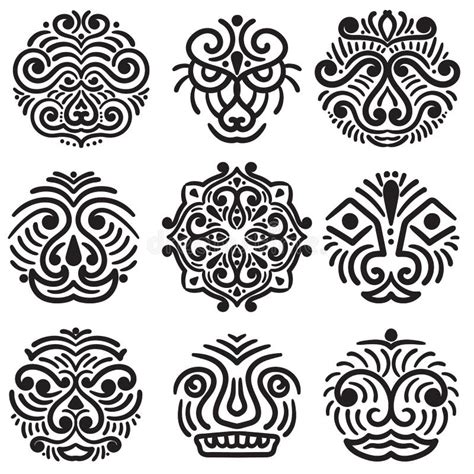 Vector Ethnic Design Elements Stock Vector Illustration Of Culture