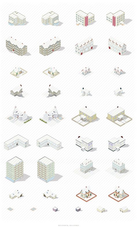 Isometric Map Builder Elements Isometric City Map Builder Vector Map