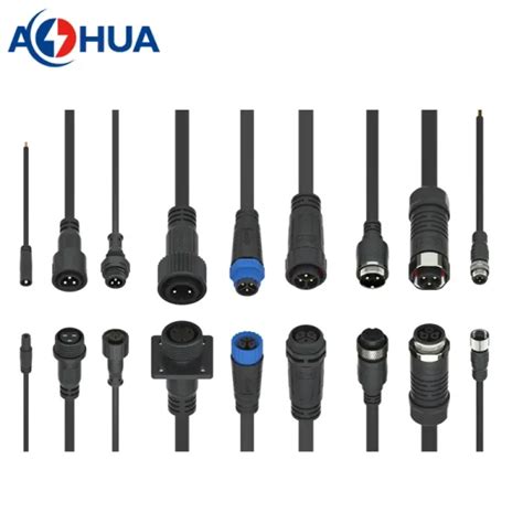 Ahua M M M M M M M Male Female Waterproof Molded Cable