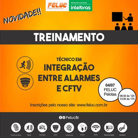 Treinamento Intelbras T Cnico De Integra O Entre Alarmes E Cftv