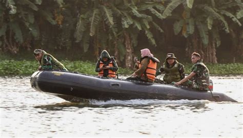 Pemkot Kediri Siagakan Personil Lakukan Pemantauan Pladu Di Sungai