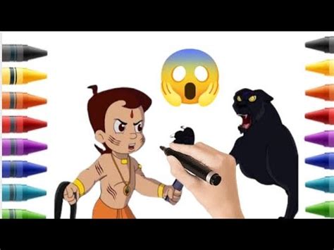 How To Draw And Color Chhota Bheem Easy Step By Step Chota Bheem In