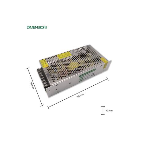 Alimentatore Trasformatore Led Driver Tensione Costante V W A