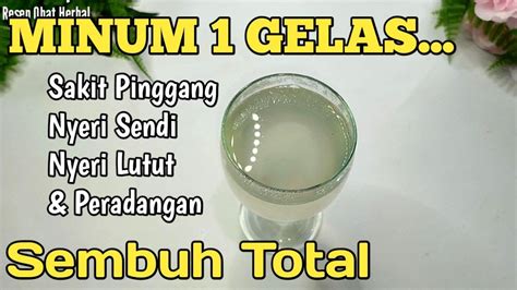 Tanpa Rasa Khawatir Sakit Pinggang Menahun Sembuh Dgn Resep Ini