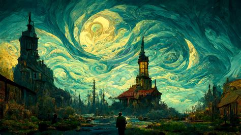 The Sky of Vincent Van Gogh (day20) by 1st-Studio on DeviantArt