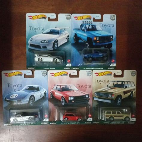 Hot Wheels Toyota Series Set Shopee Malaysia