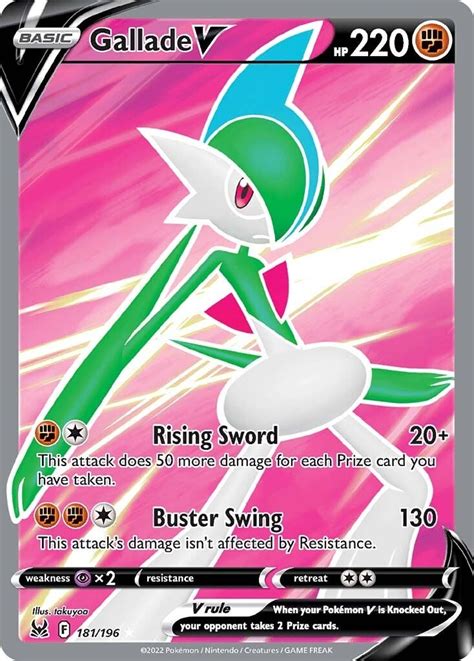 Gallade Pokemon Card