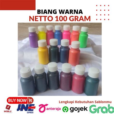 Jual Biang Warna Sablon Kain Baju 1 Ons 100gram Green SW Jakarta