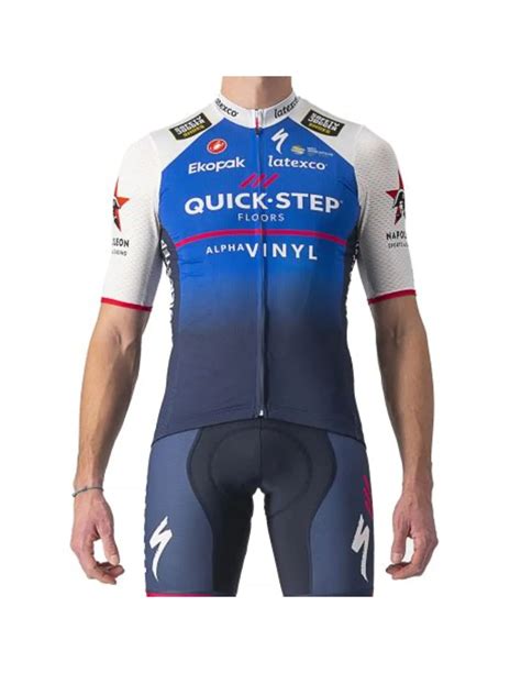 Castelli Quick Step Alpha Vinyl Replica Competizione Jersey