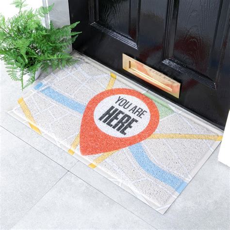 You Are Here Doormat X Cm Artsy Mats